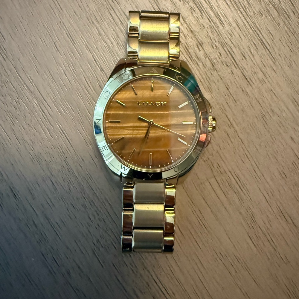 Coach Gold Watch